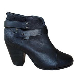 🌹RAG & BONE “Harrow” Black Leather Boots🌹